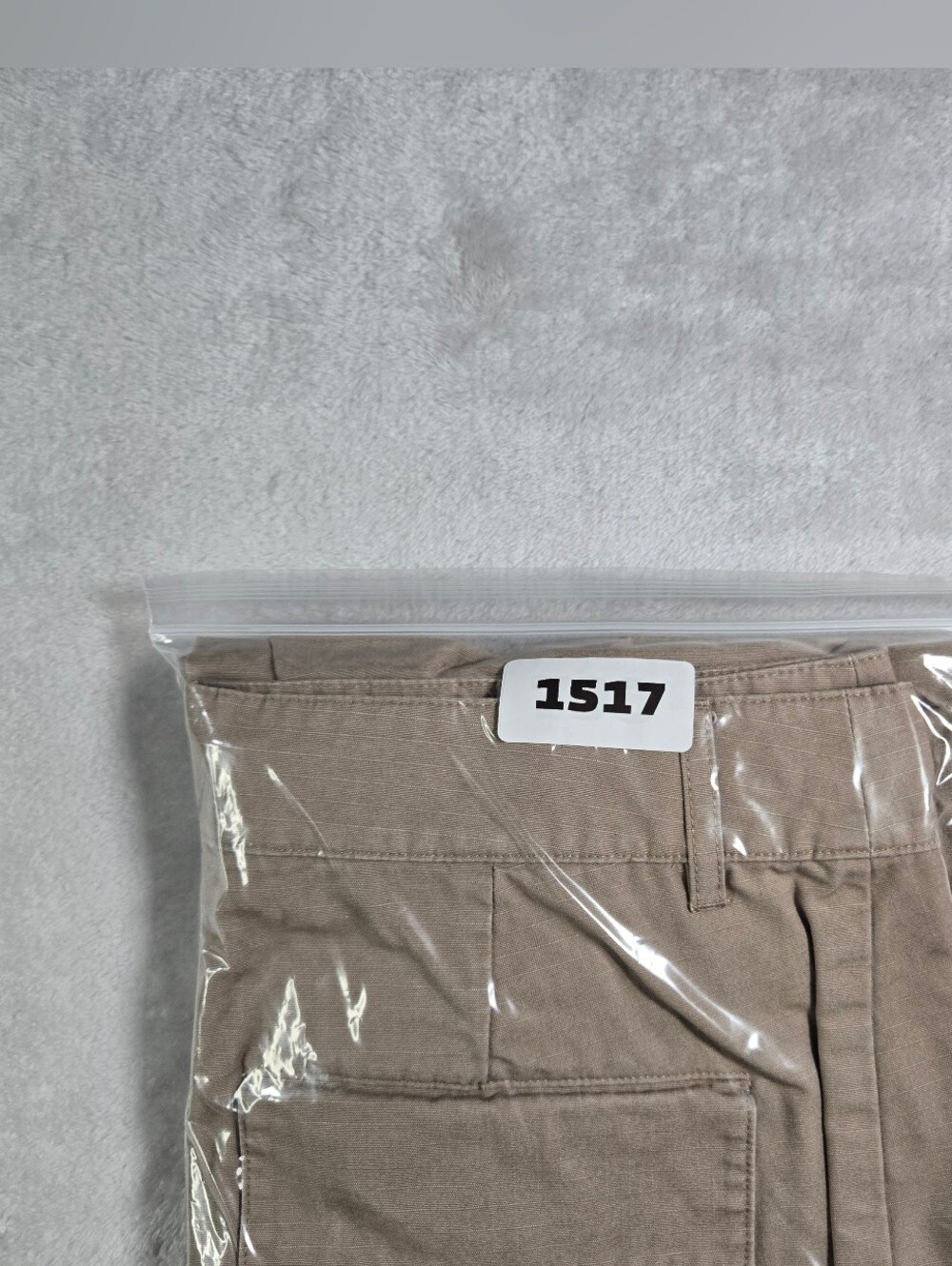 Alo Cargo Ripstop Trouser Pants Mens Size 30 Regular Khaki 30” Inseam Zip Pocket - Picture 10 of 10